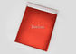 Matte Red Bubble Wrap Mailing avvolge la dimensione del CD stampato con 2 lati di sigillatura