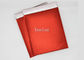 Matte Red Bubble Wrap Mailing avvolge la dimensione del CD stampato con 2 lati di sigillatura