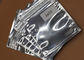 Anti poli borse statiche d'argento brillanti, borsa che tende a dissipare statica con la chiusura lampo