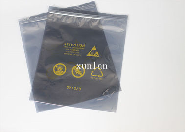 Anti borse statiche della chiusura lampo ESD piano di 0.2mm - di 0.08mm impermeabile con la stampa del logo